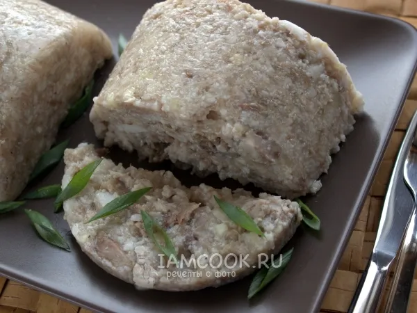 Фото блюда: Зельц из свиной головы