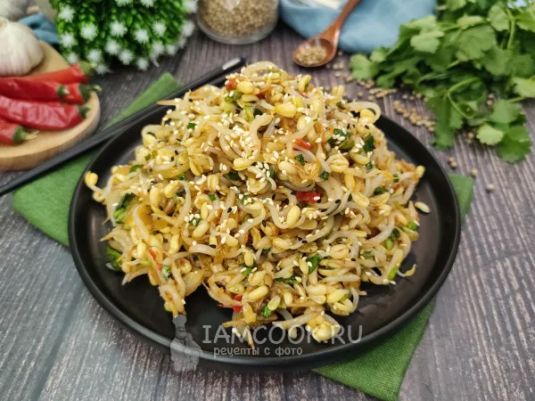 Фото блюда: Пророщенная соя по-корейски