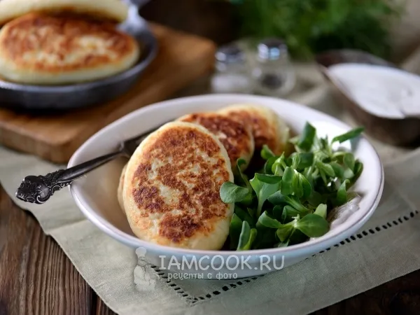 Фото блюда: Постные картофельные зразы с грибами