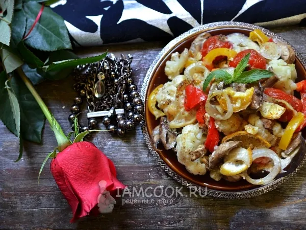 Фото блюда: Овощной гарнир к мясу