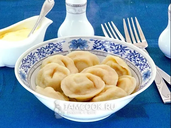 Фото блюда: Пельмени из трески и свинины