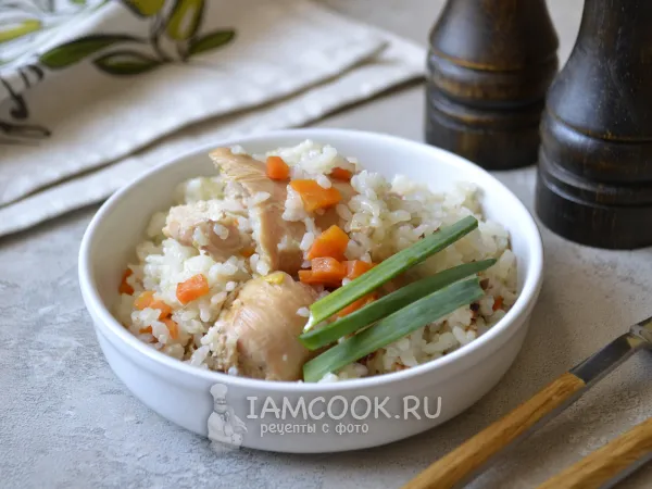 Фото блюда: Рис с тушенкой в мультиварке