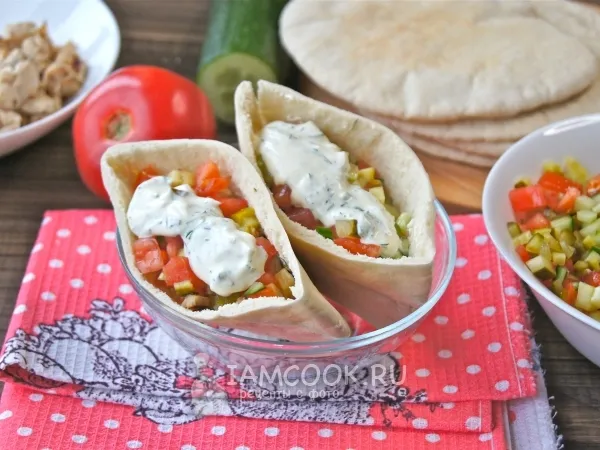 Фото блюда: Шаверма в пите