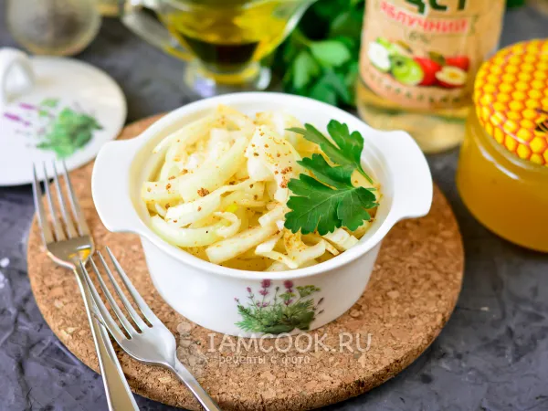 Фото блюда: Лук по-корейски