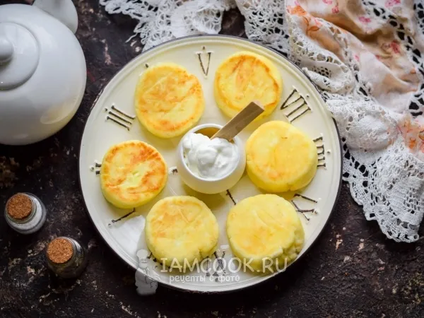 Фото блюда: Сырники с рисовой мукой в духовке