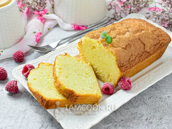 Фото блюда: Кекс с манкой на молоке