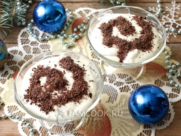 Фото блюда: Творожный десерт «Зимняя сказка»