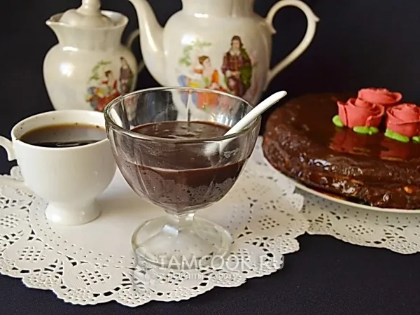 Фото блюда: Глазурь для торта из какао