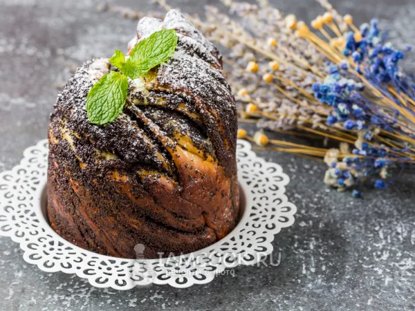 Фото блюда: Краффин с маком