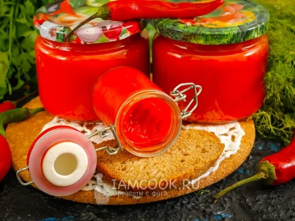 Фото блюда: Мармелад из чили (к мясу)