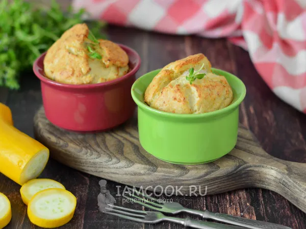 Фото блюда: Суфле из кабачков с фаршем