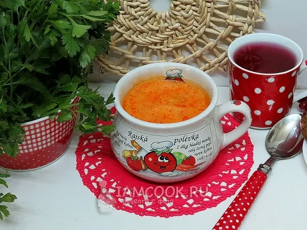 Фото блюда: Польский помидорный суп (Zupa pomidorowa)