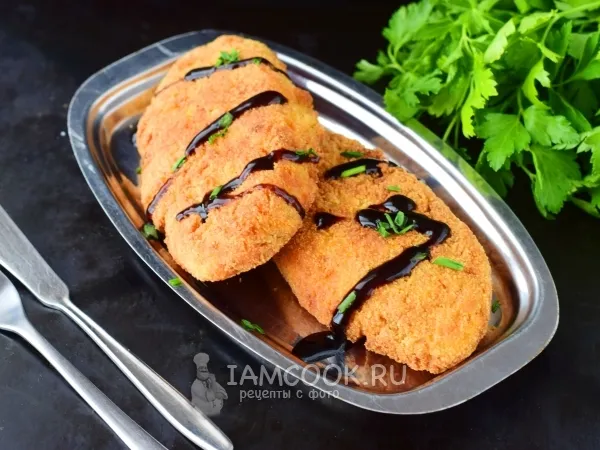 Фото блюда: Морковные котлеты как в детском саду