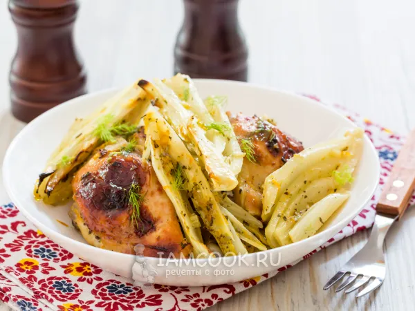 Фото блюда: Курица с фенхелем