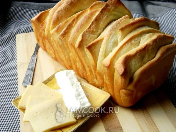 Фото блюда: Итальянский хлеб «Гармошка»