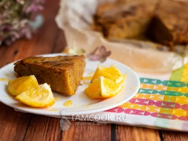 Фото блюда: Кукурузно-ореховый пирог