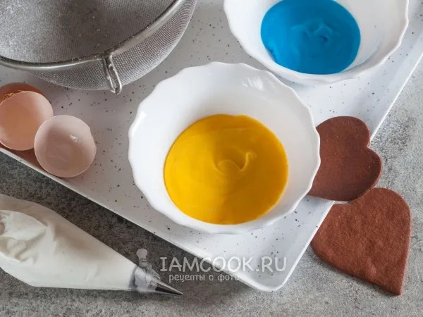 Фото блюда: Белковая глазурь для пряников и печенья