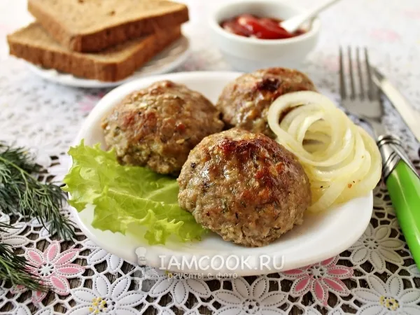 Фото блюда: Котлеты из фарша говядины и свинины