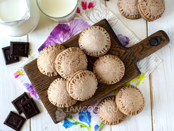 Фото блюда: Шоколадно-творожное печенье