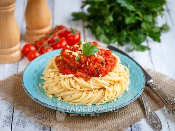 Фото блюда: Подлива для макарон без мяса