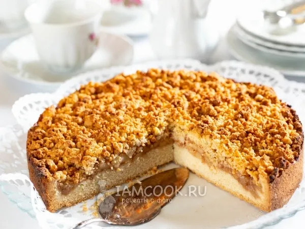 Фото блюда: Яблочный штрейзель