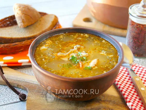 Фото блюда: Щи из квашеной капусты с тушенкой