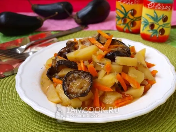 Фото блюда: Овощное рагу с баклажанами