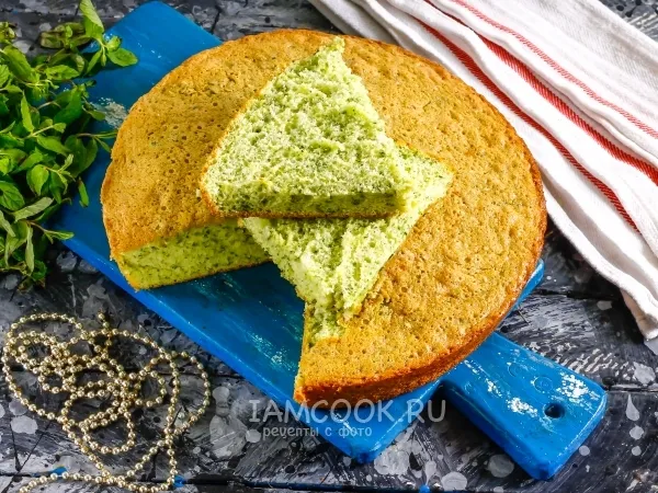 Фото блюда: Бисквит со шпинатом