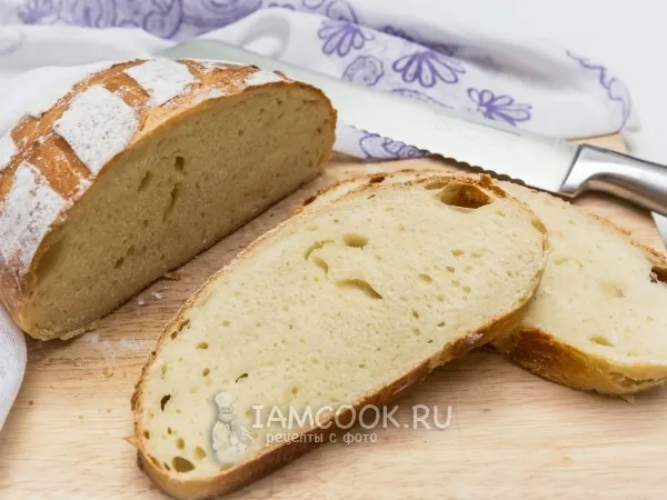 Фото блюда: Дрожжевой хлеб на сметане в духовке