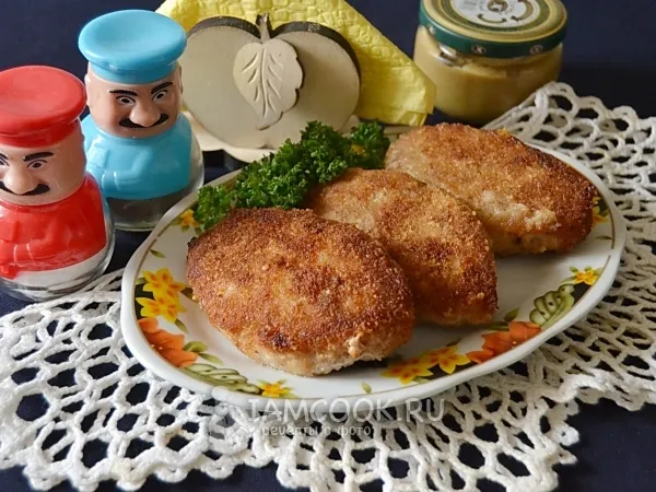 Фото блюда: Котлеты из индейки в мультиварке