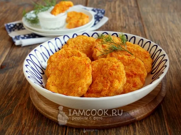 Фото блюда: Диетические морковные котлеты