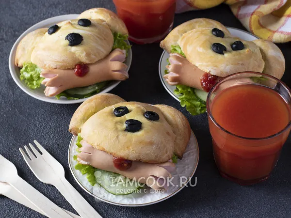 Фото блюда: Хот-доги «Собачки»