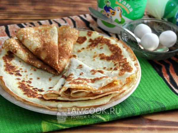 Фото блюда: Кето блины «Крем чиз»