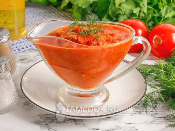 Фото блюда: Соус из соленых помидоров
