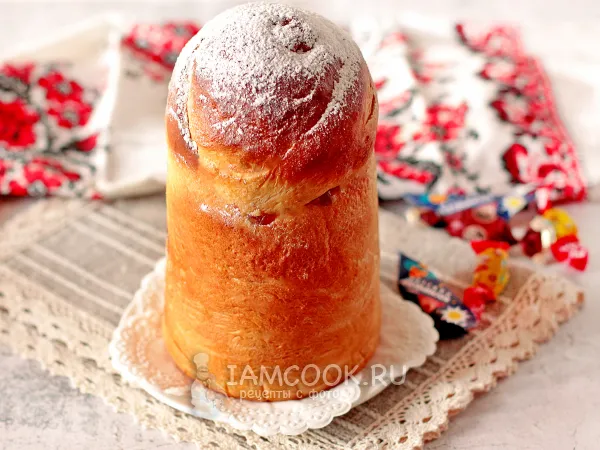 Фото блюда: Кулич-рулет