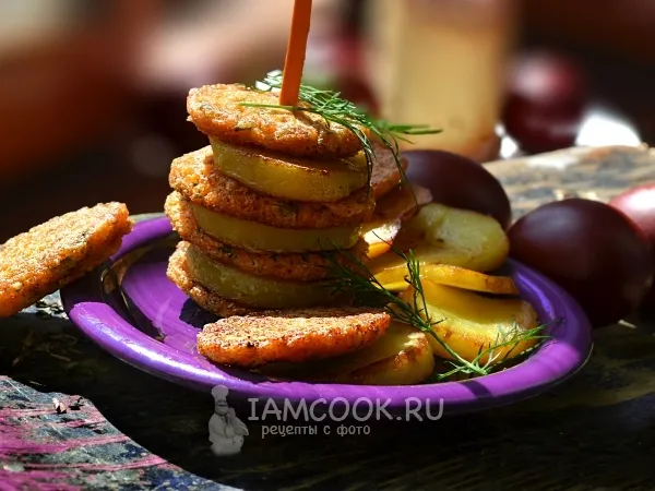 Фото блюда: Мини-котлеты из икры карася