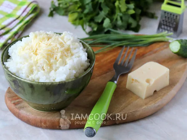 Фото блюда: Рис с сыром в мультиварке