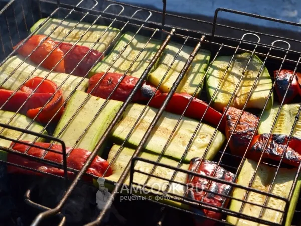 Фото блюда: Овощи на мангале