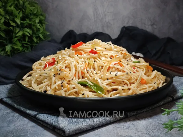 Фото блюда: Лапша удон с соусом унаги