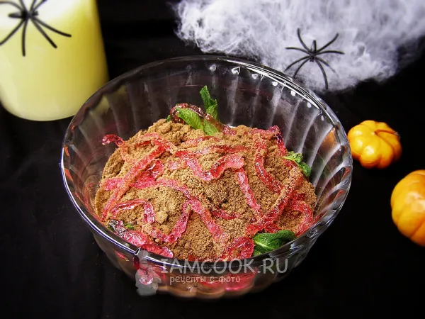 Фото блюда: «Червяки» из желе