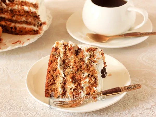Фото блюда: Морковный торт с маскарпоне