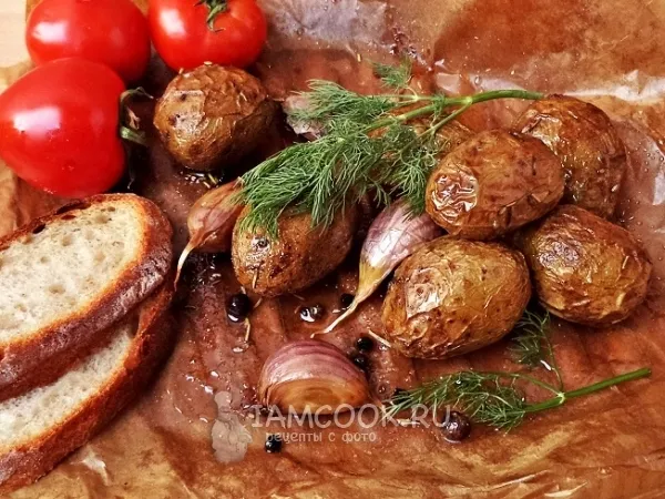 Фото блюда: Картофель в пергаменте