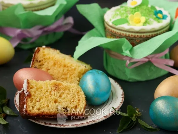 Фото блюда: Куличи «Экспресс-метод»