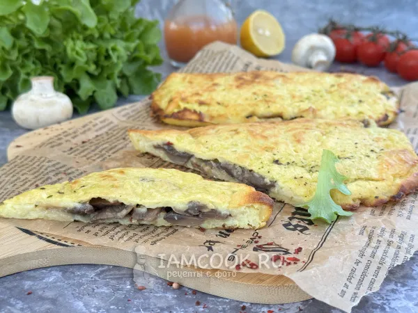 Фото блюда: Ленивые картофельные зразы с грибами