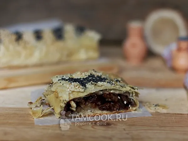 Фото блюда: Штрудель с яблоками и корицей