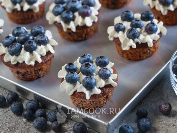 Фото блюда: Маффины с черникой