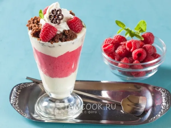 Фото блюда: Слоеное мороженое парфе