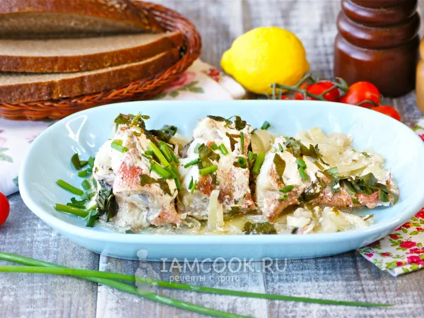 Фото блюда: Морской окунь в мультиварке