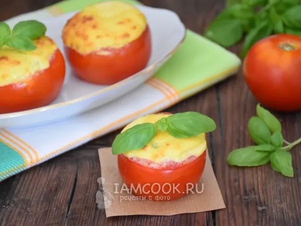 Фото блюда: Томаты, запечённые с пармезаном