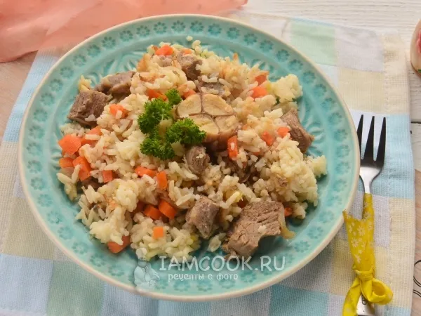 Фото блюда: Рассыпчатый плов в мультиварке